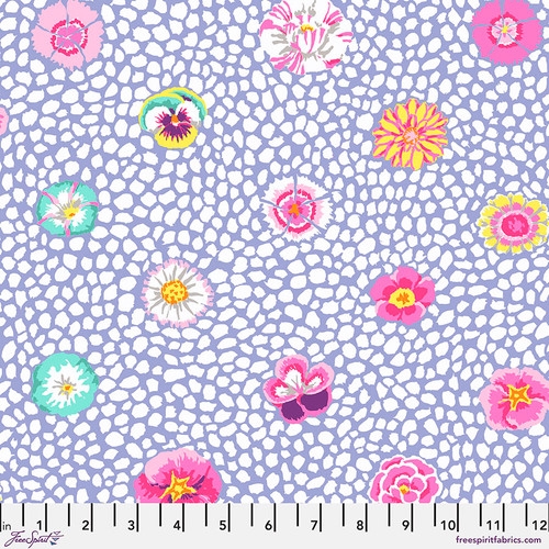 Patchwork Baumwolle - Kaffe Fassett -  Guinea Flower - Lavender
